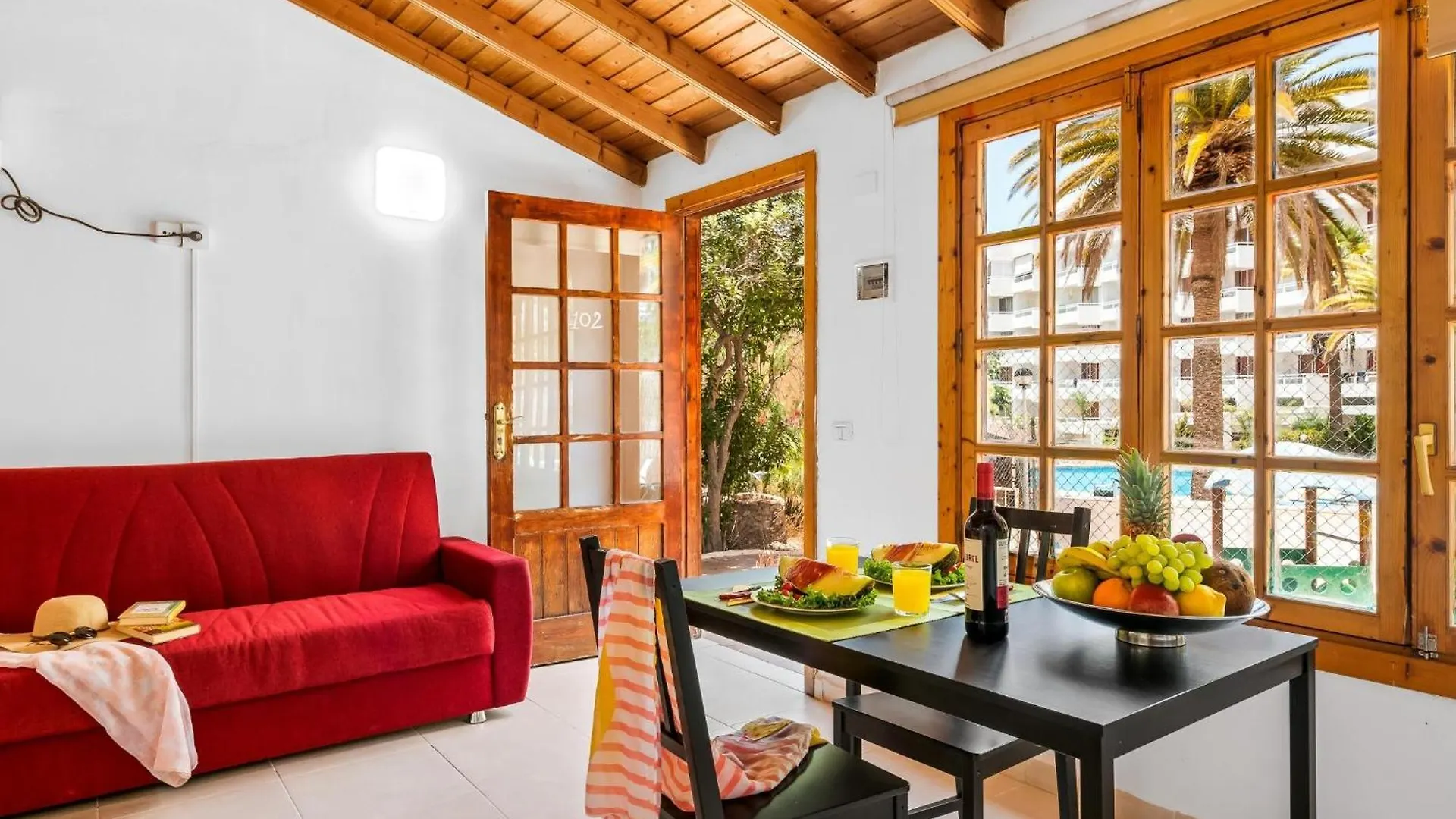 101 Bright Accomodation With Pool View Playa Fanabe Spain